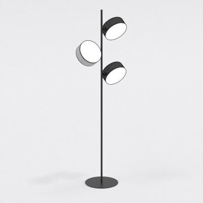 EMIBIG Lampa podłogowa DRUMZ nowoczesna czarna E14 10W LED EMIBIG Lampa podłogowa DRUMZ nowoczesna czarna E14 10W LED
