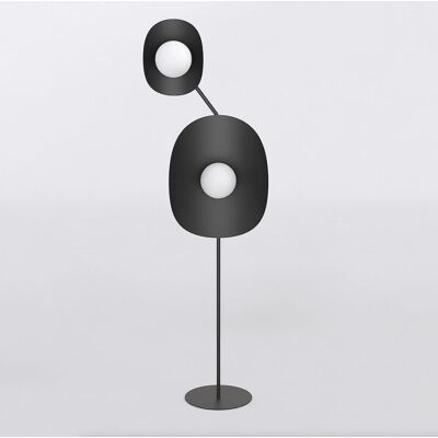 EMIBIG Lampa podłogowa DELULU nowoczesna czarna G9 8W LED EMIBIG Lampa podłogowa DELULU nowoczesna czarna G9 8W LED