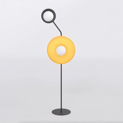 EMIBIG Lampa podłogowa KISS nowoczesna czarna G9 8W LED EMIBIG Lampa podłogowa KISS nowoczesna czarna G9 8W LED
