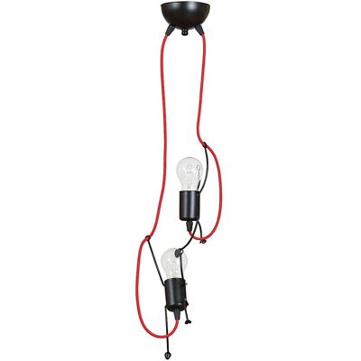 EMIBIG Lampa wisząca BOBI nowoczesna czarna E27 15W LED EMIBIG Lampa wisząca BOBI nowoczesna czarna E27 15W LED