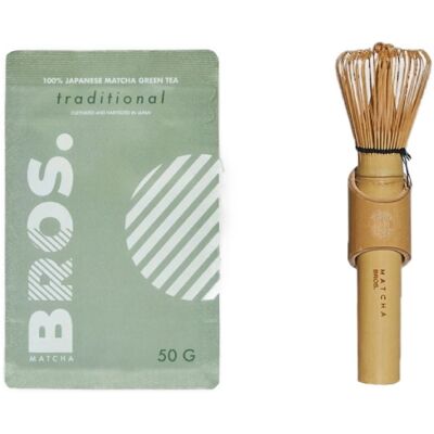 Zestaw startowy do matchy Traditonal- Matcha Bros. Zestaw startowy do matchy Traditonal- Matcha Bros.