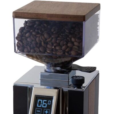Drewniana pokrywa hoppera do Eureka Mignon - Mignon Wooden Hopper Lid Wallnut - Orzech Drewniana pokrywa hoppera do Eureka Mignon - Mignon Wooden Hopper Lid Wallnut - Orzech
