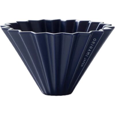 Ceramiczny Origami Dripper S - Granatowy Ceramiczny Origami Dripper S - Granatowy