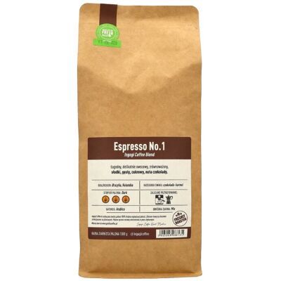 Kawa ziarnista Ingagi Coffee Espresso No 1 1kg Kawa ziarnista Ingagi Coffee Espresso No 1 1kg