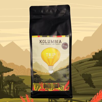 Kawa ziarnista Trip Coffee Kolumbia DARK 1kg Kawa ziarnista Trip Coffee Kolumbia DARK 1kg