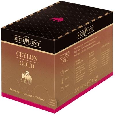 Czarna herbata Richmont Ceylon Gold - 40x4g Czarna herbata Richmont Ceylon Gold - 40x4g