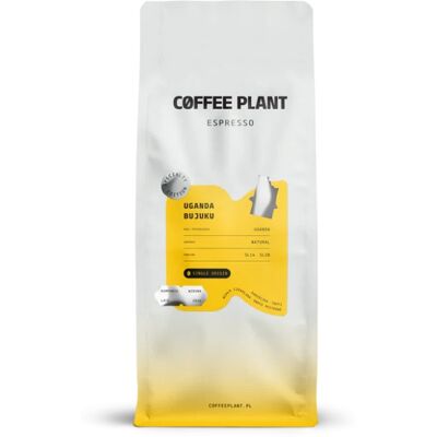 Kawa ziarnista COFFEE PLANT Uganda Bujuku 1kg Kawa ziarnista COFFEE PLANT Uganda Bujuku 1kg