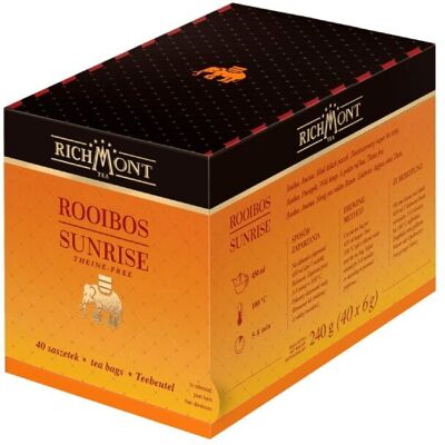 Ziołowa herbata Richmont Rooibos Sunrise - 40x6g Ziołowa herbata Richmont Rooibos Sunrise - 40x6g