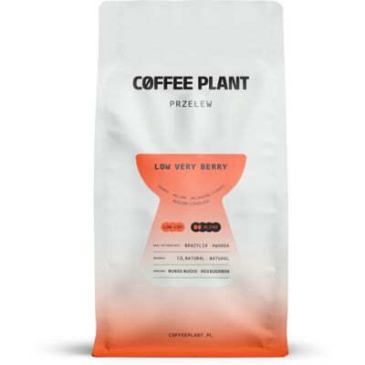 Kawa ziarnista COFFEE PLANT LOW Very Berry 800g Kawa ziarnista COFFEE PLANT LOW Very Berry 800g