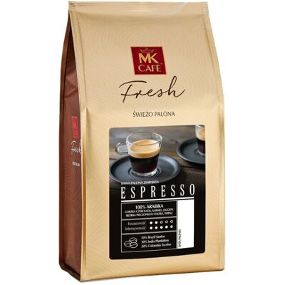 Kawa ziarnista MK Cafe Fresh Espresso 1kg Kawa ziarnista MK Cafe Fresh Espresso 1kg