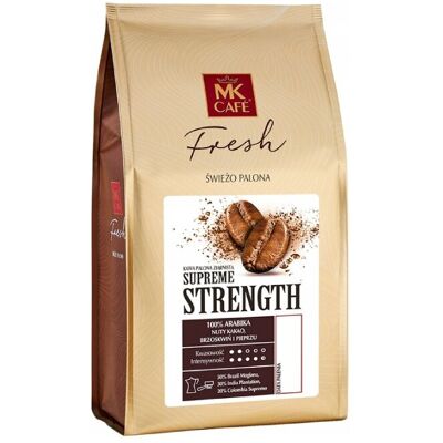 Kawa ziarnista MK Cafe Fresh Supreme Strength 1kg Kawa ziarnista MK Cafe Fresh Supreme Strength 1kg
