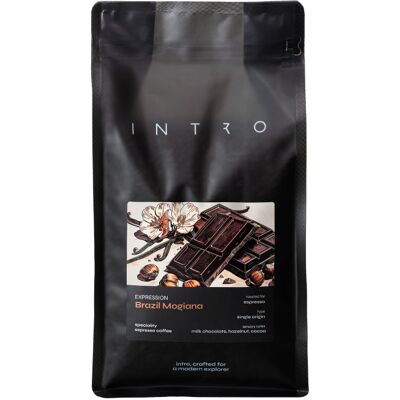 Kawa ziarnista INTRO Brazil Mogiana 1kg Kawa ziarnista INTRO Brazil Mogiana 1kg