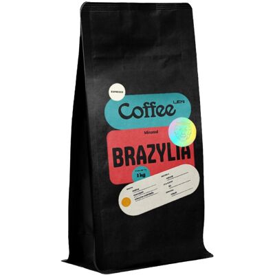 Leń Coffee Brazylia Sul de Minas Arabica 1kg - Kawa Leń Coffee Brazylia Sul de Minas Arabica 1kg - Kawa