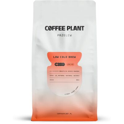 Kawa ziarnista COFFEE PLANT LOW Cold Brew 800g Kawa ziarnista COFFEE PLANT LOW Cold Brew 800g