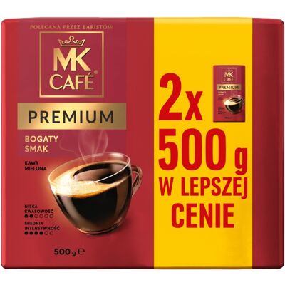 Kawa mielona MK Cafe Premium 2x500g Kawa mielona MK Cafe Premium 2x500g