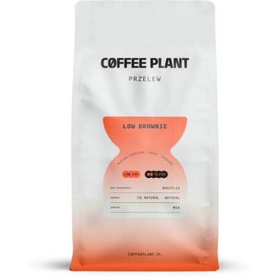 Kawa ziarnista COFFEE PLANT LOW Brownie 800g Kawa ziarnista COFFEE PLANT LOW Brownie 800g