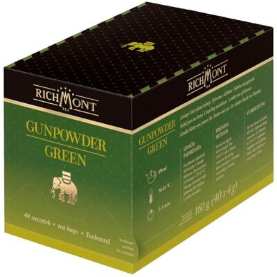 Zielona herbata Richmont Gunpowder Green - 40x4g Zielona herbata Richmont Gunpowder Green - 40x4g