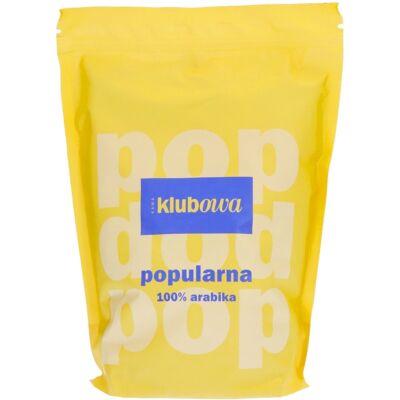 SPÓŁDZIELCZA PALARNIA KAWY Kawa ziarnista KAWA KLUBOWA Popularna 1kg SPÓŁDZIELCZA PALARNIA KAWY Kawa ziarnista KAWA KLUBOWA Popularna 1kg