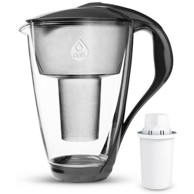Dzbanek filtrujący wody z szkła Dafi Crystal - 2L, z wskaźnikiem LED Dzbanek filtrujący wody z szkła Dafi Crystal - 2L, z wskaźnikiem LED