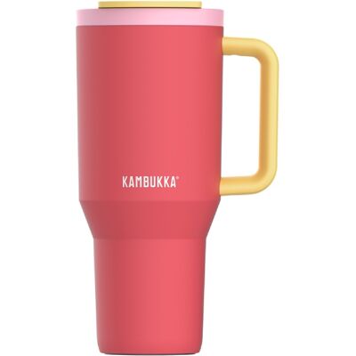Kubek termiczny ze słomką Kambukka RIO 950 ml - Pink Papaya Kubek termiczny ze słomką Kambukka RIO 950 ml - Pink Papaya