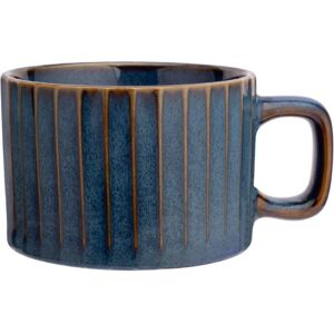 ZESTAW - Filiżanki Altom Design Reactive Stripes NBC 220ml Granatowe - 6 sztuk ZESTAW - Filiżanki Altom Design Reactive Stripes NBC 220ml Granatowe - 6 sztuk