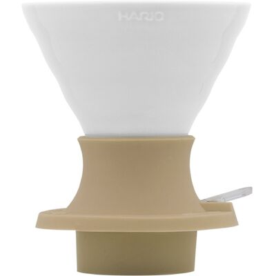 Hario - V60-02 - Biały Jasmín - Keramiczny drip - Zestaw do parzenia Hario - V60-02 - Biały Jasmín - Keramiczny drip - Zestaw do parzenia