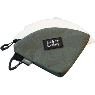 Etui na filtry do kawy Hario V60 - Szaro-zielony Etui na filtry do kawy Hario V60 - Szaro-zielony