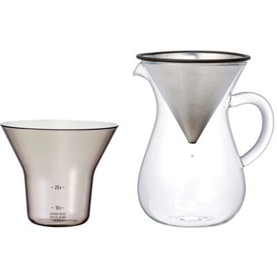 Karafka z zaparzaczem do kawy Kinto Slow Coffee Style 2 filiżanki Karafka z zaparzaczem do kawy Kinto Slow Coffee Style 2 filiżanki