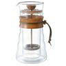 Zaparzacz do kawy Hario Cafe Press Double Glass - Olive Wood - 400 ml