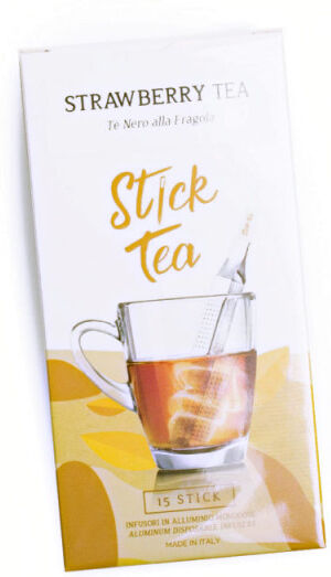 Stick Tea Herbata o smaku truskawkowym „Strawberry Tea“, 15 szt.