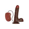 TOYZ4Lovers Realistyczny Wibrator z Jądrami i Przyssawką 20,5cm Brązowy   100% ORYGINAŁ  DYSKRETNA PRZESYŁKA