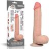 Dildo z Przyssawką i Ruchomą Skórą Lovetoy 23cm   100% ORYGINAŁ  DYSKRETNA PRZESYŁKA