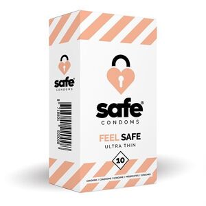 Safe Prezerwatywy SAFE - Condoms Ultra Cienkie (1 op./ 10szt.)   100% ORYGINAŁ  DYSKRETNA PRZESYŁKA