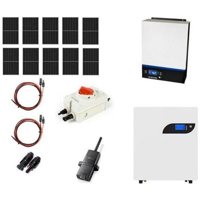 AZO DIGITAL Hybrydowy zestaw solarny off-grid ESB-10kW-48 MPPT 10xPV Mono bateria BOX 5kWh AZO DIGITAL Hybrydowy zestaw solarny off-grid ESB-10kW-48 MPPT 10xPV Mono bateria BOX 5kWh