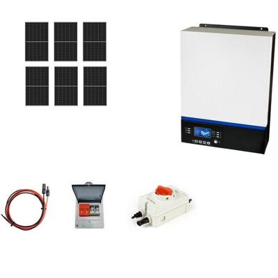 AZO DIGITAL Hybrydowy zestaw solarny off-grid ESB-3kW-24 MPPT 6xPV AZO DIGITAL Hybrydowy zestaw solarny off-grid ESB-3kW-24 MPPT 6xPV