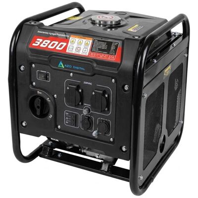 AZO DIGITAL Agregat prądotwórczy inwerterowy 1-fazowy AGP-3800i 3500W / 3800W AZO DIGITAL Agregat prądotwórczy inwerterowy 1-fazowy AGP-3800i 3500W / 3800W