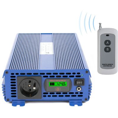 AZO DIGITAL Przetwornica napięcia 24 VDC / 230 VAC ECO MODE SINUS IPS-2000S PRO 2000W AZO DIGITAL Przetwornica napięcia 24 VDC / 230 VAC ECO MODE SINUS IPS-2000S PRO 2000W