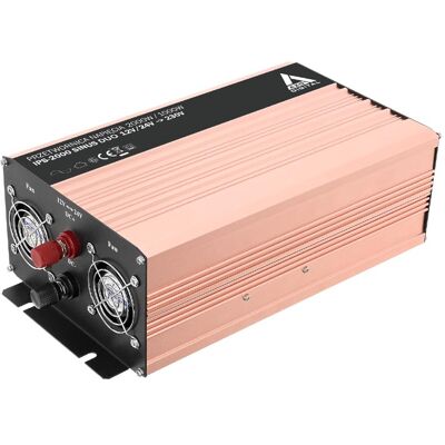 AZO DIGITAL Przetwornica napięcia 12 VDC / 24 VDC / 230 VAC SINUS IPS-2000S 2000W DUO AZO DIGITAL Przetwornica napięcia 12 VDC / 24 VDC / 230 VAC SINUS IPS-2000S 2000W DUO