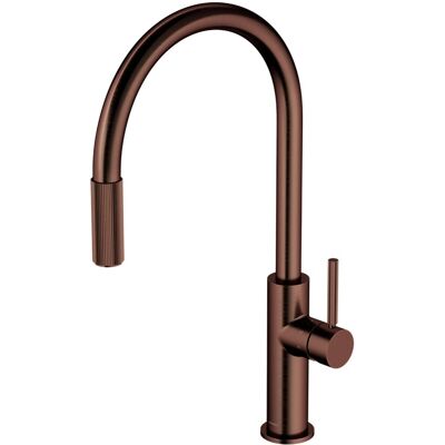 Omnires Switch bateria kuchenna z wyciąganą wylewką z zestawem filtrującym miedź antyczna szczotkowana SW9059-FD1ORB Omnires Switch bateria kuchenna z wyciąganą wylewką z zestawem filtrującym miedź antyczna szczotkowana SW9059-FD1ORB