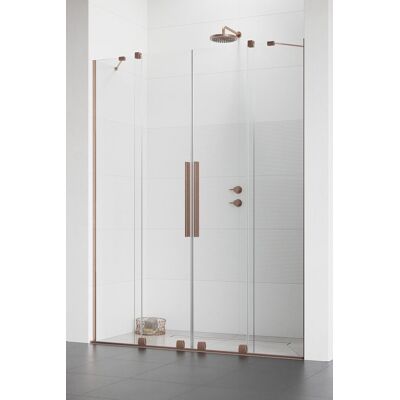 Radaway Furo Brushed Copper DWD drzwi prysznicowe 140cm szczotkowana miedź 10108388-93-01/10111342-01-01 Radaway Furo Brushed Copper DWD drzwi prysznicowe 140cm szczotkowana miedź 10108388-93-01/10111342-01-01