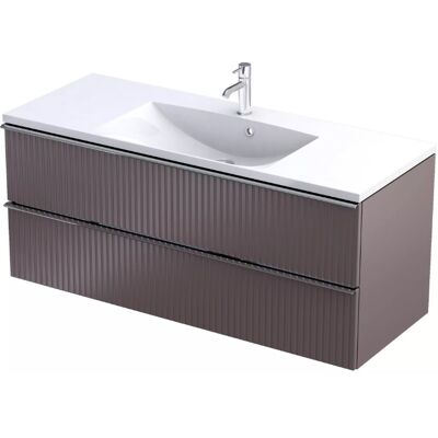 Oristo Etna szafka podumywalkowa wisząca Ryflowana 120x50x45 mokka mat OR52-SD2S-120-21R Oristo Etna szafka podumywalkowa wisząca Ryflowana 120x50x45 mokka mat OR52-SD2S-120-21R