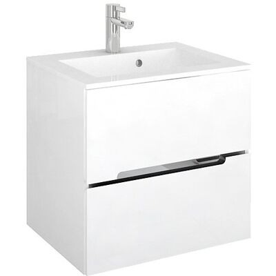 Oristo Silver szafka podumywalkowa wisząca 60x55x44cm biały połysk OR33-SD2S-60-1 Oristo Silver szafka podumywalkowa wisząca 60x55x44cm biały połysk OR33-SD2S-60-1