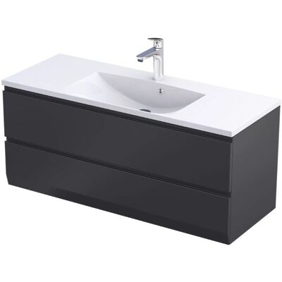 Oristo Brylant szafka podumywalkowa wisząca 119x50x45 czarny mat OR36-SD2S-120-8-V3 Oristo Brylant szafka podumywalkowa wisząca 119x50x45 czarny mat OR36-SD2S-120-8-V3
