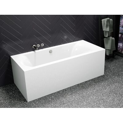 Riho Linares Plug&Play Back2Wall wanna prostokątna przyścienna 170x75cm lewa z obudową + nóżki B141019005 Riho Linares Plug&Play Back2Wall wanna prostokątna przyścienna 170x75cm lewa z obudową + nóżki B141019005