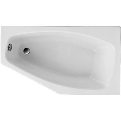 Polimat Marika wanna asymetryczna 140x80 cm prawa 00795 Polimat Marika wanna asymetryczna 140x80 cm prawa 00795