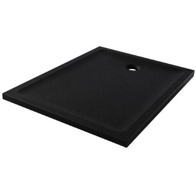 New Trendy Mild Stone Brodzik akrylowy prostokątny 70x90x4,5 cm czarny B-0586 New Trendy Mild Stone Brodzik akrylowy prostokątny 70x90x4,5 cm czarny B-0586