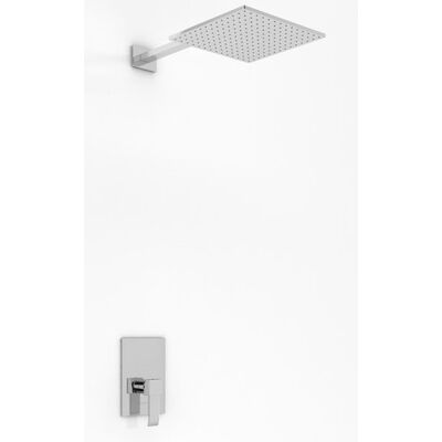 Zestaw prysznicowy Kohlman Axis - Deszczownica kwadratowa 30cm - Nowoczesny styl Zestaw prysznicowy Kohlman Axis - Deszczownica kwadratowa 30cm - Nowoczesny styl