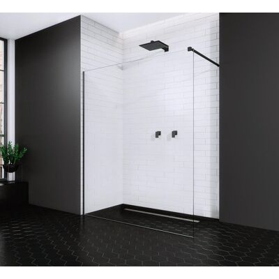 Radaway Modo New Black II kabina Walk-in 140-180x200-230 czarny mat/szkło przejrzyste 389908-54-01 Radaway Modo New Black II kabina Walk-in 140-180x200-230 czarny mat/szkło przejrzyste 389908-54-01