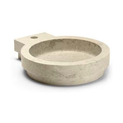 Bathco Icono umywalka nablatowa kamienna 40x45cm beige 00338 Bathco Icono umywalka nablatowa kamienna 40x45cm beige 00338
