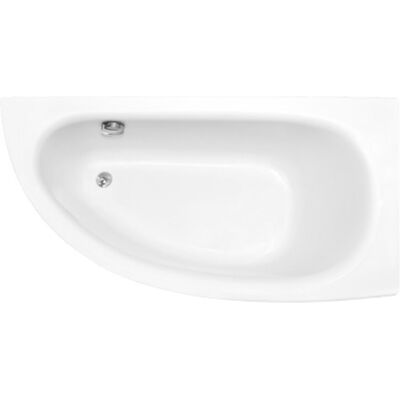 Besco Milena 150x70cm Wanna - Czarna Matowa, Asymetryczna, Model #WAM-150-NP/OAM-150-NPC/19977 Besco Milena 150x70cm Wanna - Czarna Matowa, Asymetryczna, Model #WAM-150-NP/OAM-150-NPC/19977